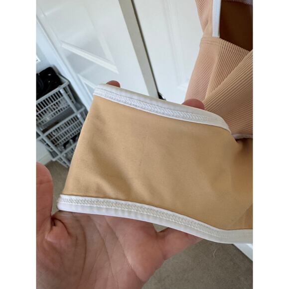 LainSnow Ocean Isle One Piece Swimsuit Sand XL - Picture 4 of 5